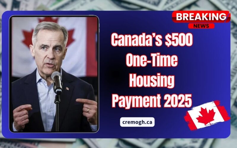 Canada’s $500 One-Time Housing Payment 2025 – Who Qualifies And Where It's Rolling Out