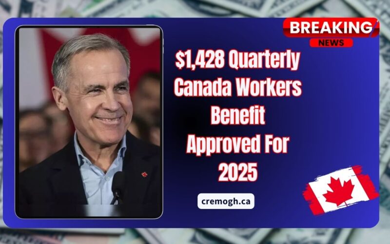 $1,428 Quarterly Canada Workers Benefit Approved For 2025 – Eligibility & Dates