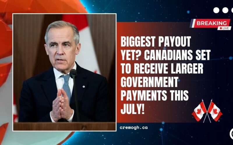 Biggest Payout Yet? Canadians Set To Receive Larger Government Payments This July!
