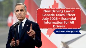 New Driving Law in Canada Takes Effect July 2025 – Essential Information for All Drivers